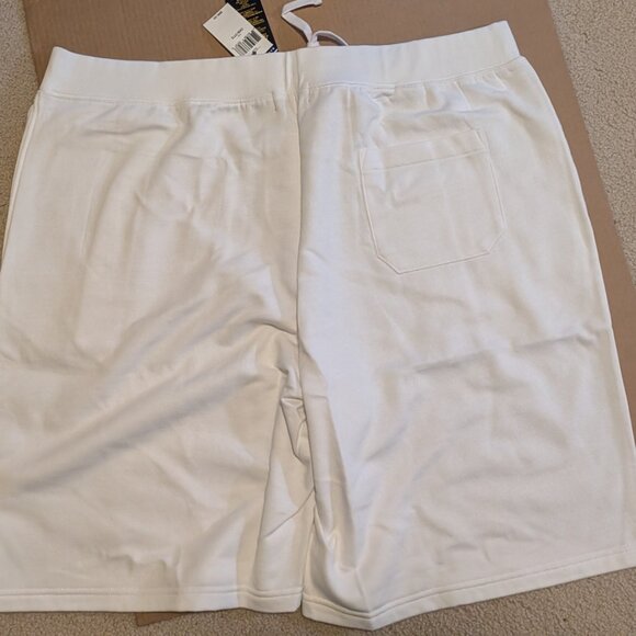 Ralph Lauren Mens Polo White Sweat Shorts - Hard To Find Size 3XB - Picture 3 of 5